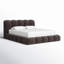 Olena Upholstered Scalloped Bed-17003892-26156015