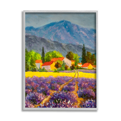 " Lavender Field " Acrylic Painting