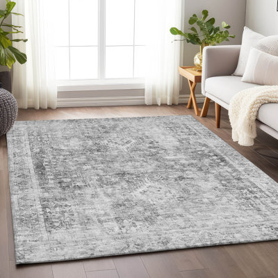 Machine Washable Indoor/Outdoor Christain ACN1229 Rug
