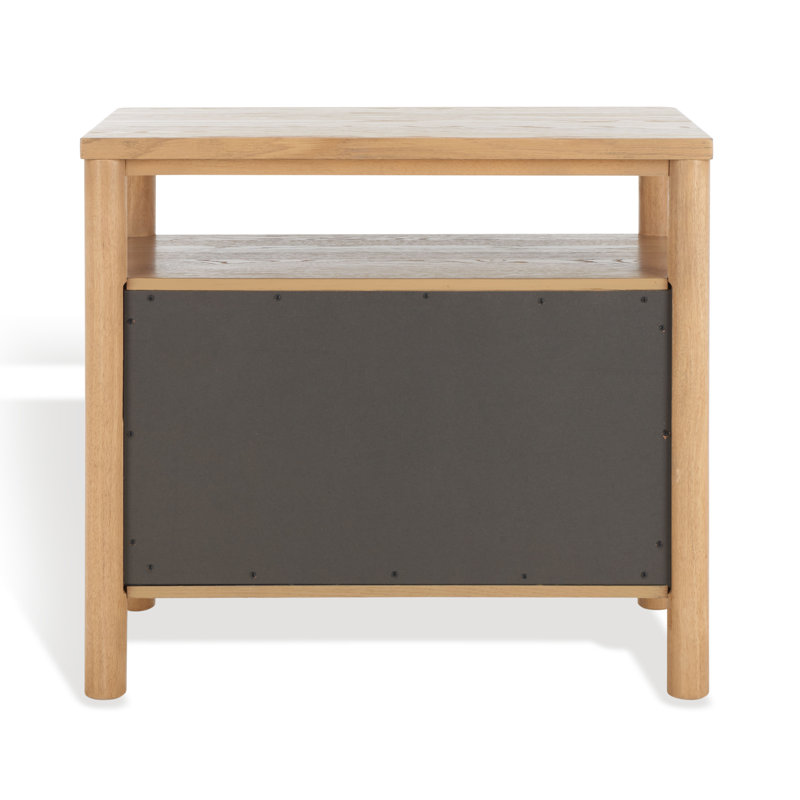 Jaylessa Wood Nightstand, Natural