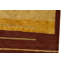 Hand-Knotted High-Quality Red and Gold Area Rug