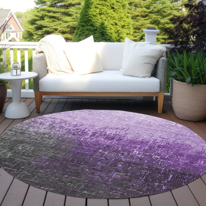 Tapis mauve intérieur / extérieur Sorella , 8 pi x 8 pi