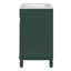Meuble-lavabo 24 po avec lavabo supérieur, armoire de rangement moderne avec 2 portes à fermeture douce et cadre de tablette réglable-121709067