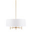 Lustre 5 lumières à abat-jour tambour-601049278-574542140