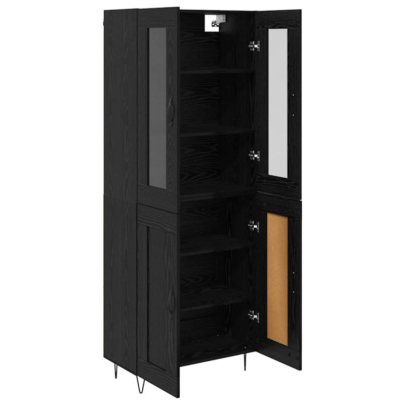 69.5cm Sideboard, Black Oak
