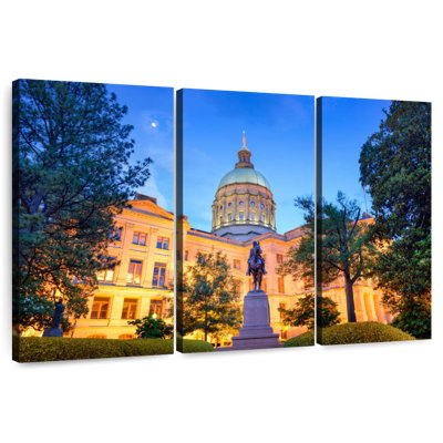 Glowing Georgia State Capitol