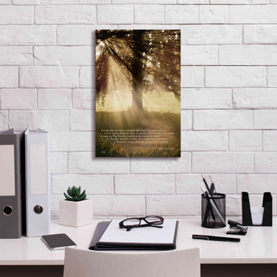 'Stay on the Path' by Marla Rae, Giclee Canvas Wall Art