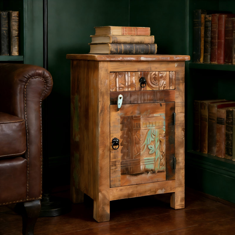 Carved Side Table