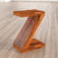 Solid Wood Pedestal End Table