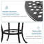  Table bistro en fonte d'aluminium 48 po-234073137