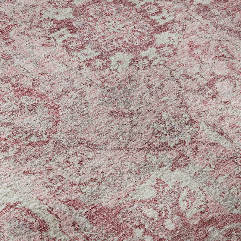 Premium Machine Washable Wayne AMF1102 Damask Rug, Rectangle 9' x 12'