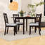 Ensemble de salle à manger à rallonge avec chaises rembourrées-619025995