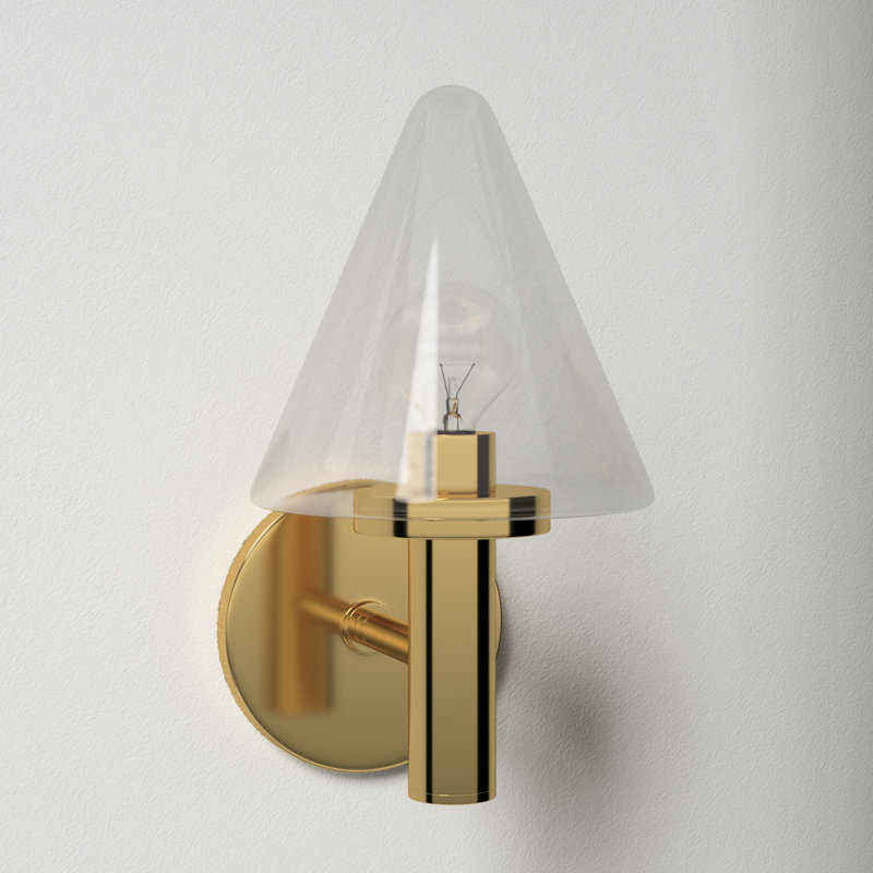 Evana 1 - Light Bath Sconce, Aged Brass