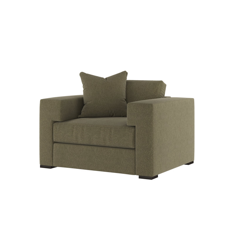 Gabrielle Armchair, Expresso, Rise Fern (Performance fabric) 1357-34