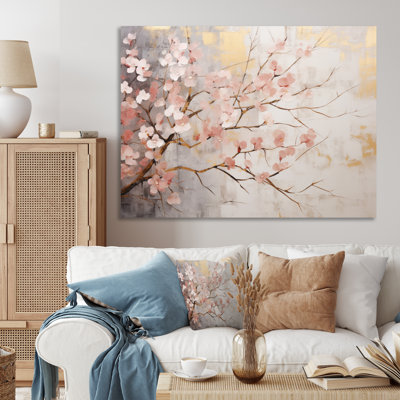 Cherry Blossom Tree Whispers Of Pink - Floral Canvas Prints125