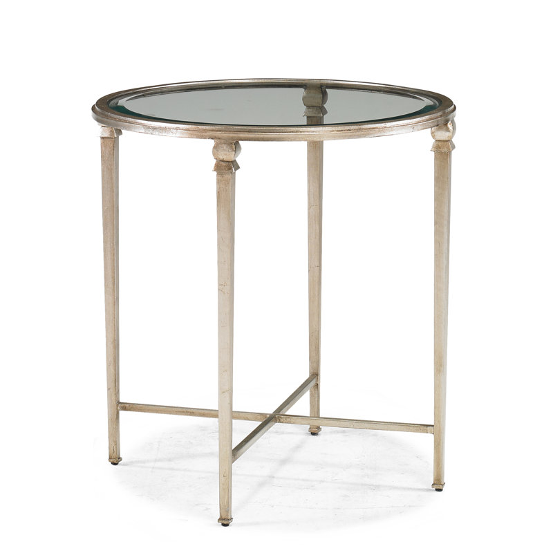 Diego Glass Top End Table
