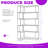 5-Tier L-Shaped Corner Bookcase: Space-Saving Storage Solution-1686622629