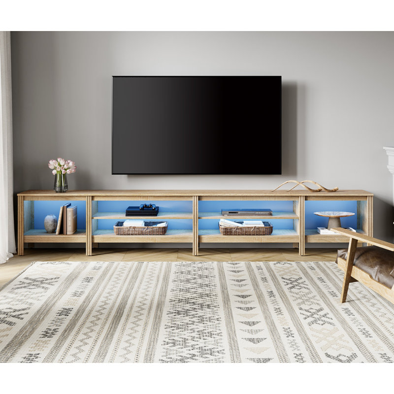 Ashae Unfinished TV Stand for TVs up to 88"