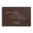 Family Forever Personalized Leather 12x18 Canvas