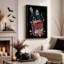 Art mural d'Halloween sur toile à capuchon-246027176