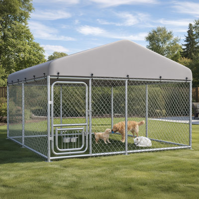 Enclos d'extérieur pour chien 10 x 10 pi COMHOMA