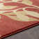 Tapis rouge foncé Feagin