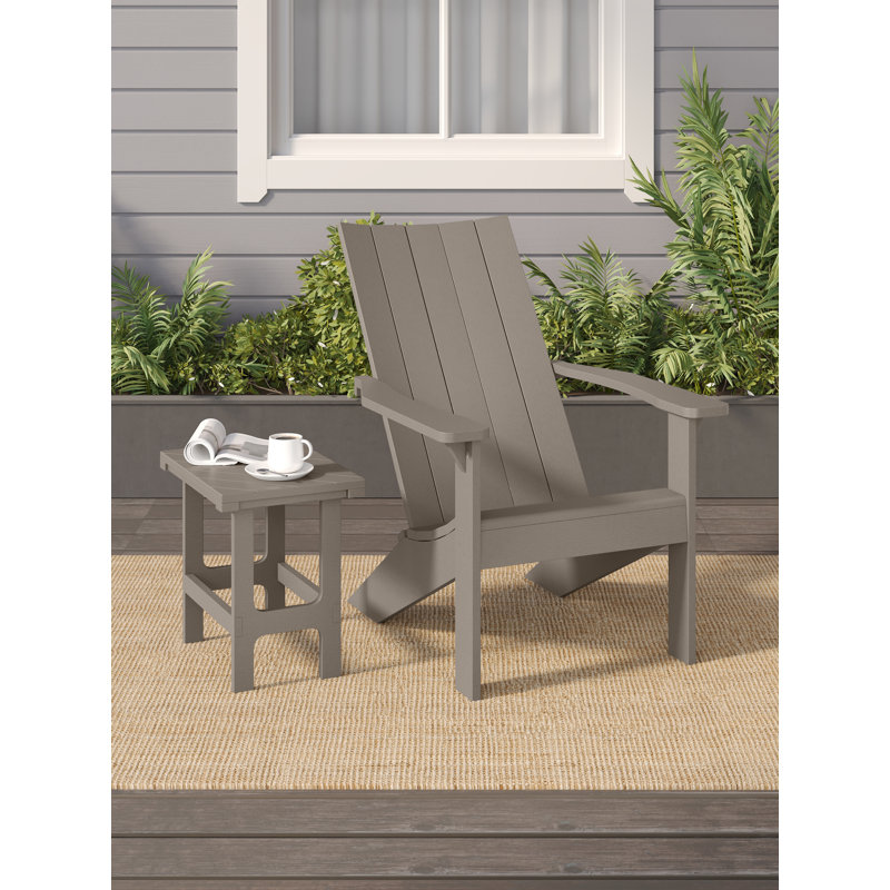Chaise Adirondack moderne Crystal Harbor beige