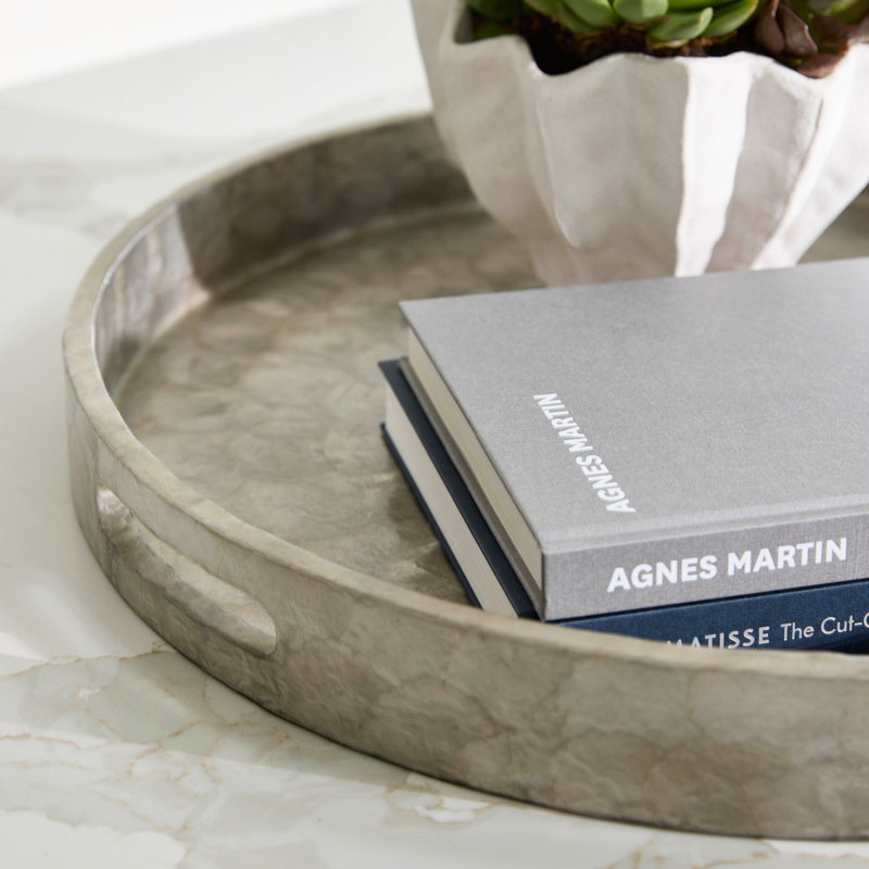 Chloris Ceramic / Porcelain Decorative Bowl, 6.25" H x 10.25" W x 10.25" D