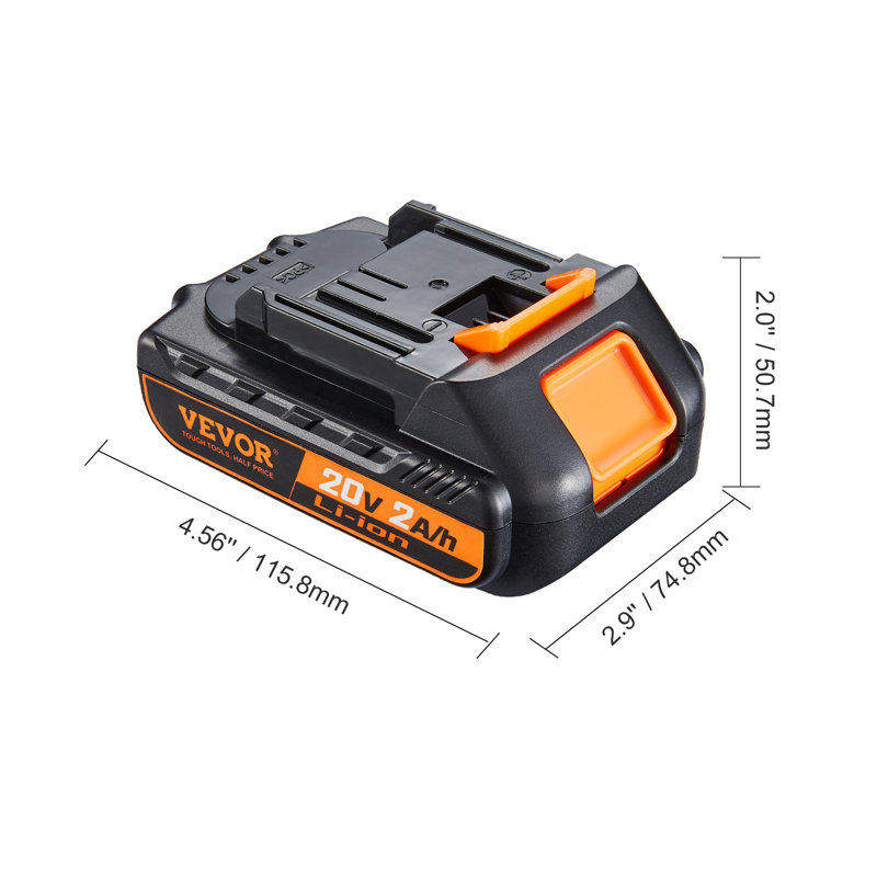Batterie au Lithium-Ion 4 "20V 2.0Ah 4V VEVOR