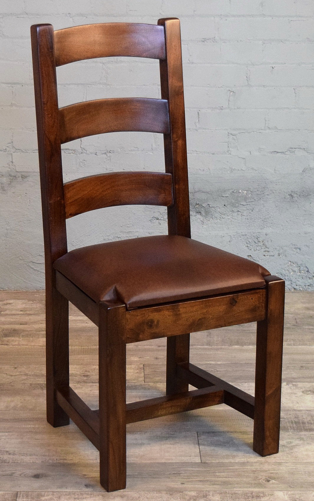 Millwood Pines Xan Genuine Leather Upholstered Dining Chair | Wayfair