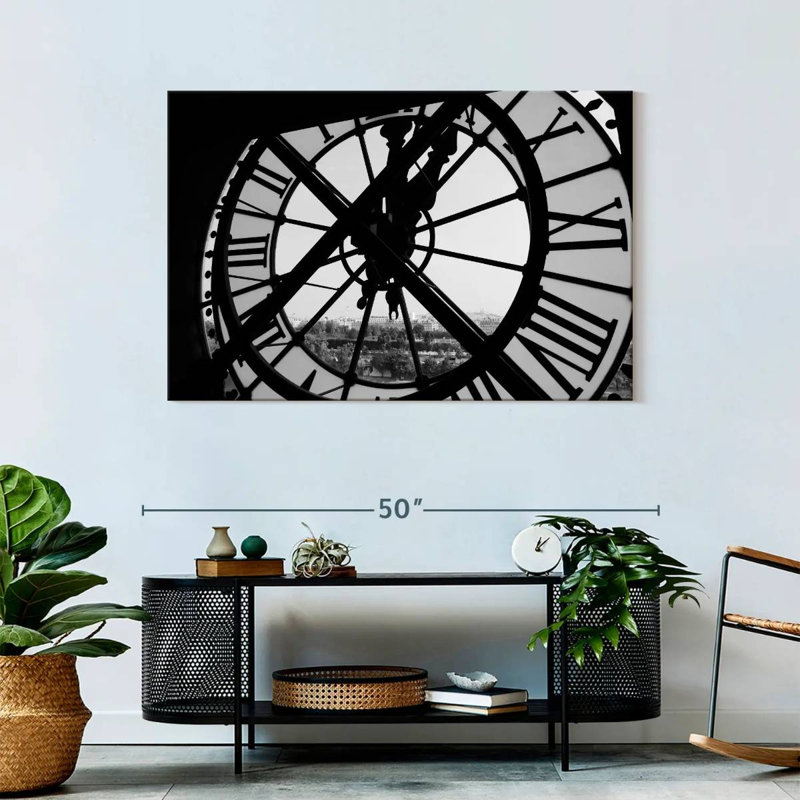 Clock Tower Window, 30" H x 45" W