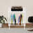 2-Tier Record Player Stand Free Standing Player Stand Record Storage Stand With 4 Foot Pads-986057911