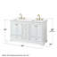 Meuble-lavabo double autoportant 60 po Deborah-98161765-98161807-98161756