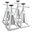 Jacks stabilisateurs pour véhicule récréatif, lot de 4 vérins de nivellement pour véhicule récréatif en aluminium