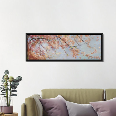 « osaka fleurs ii » par asia jensen, reproduction d’impression sur toile tendue