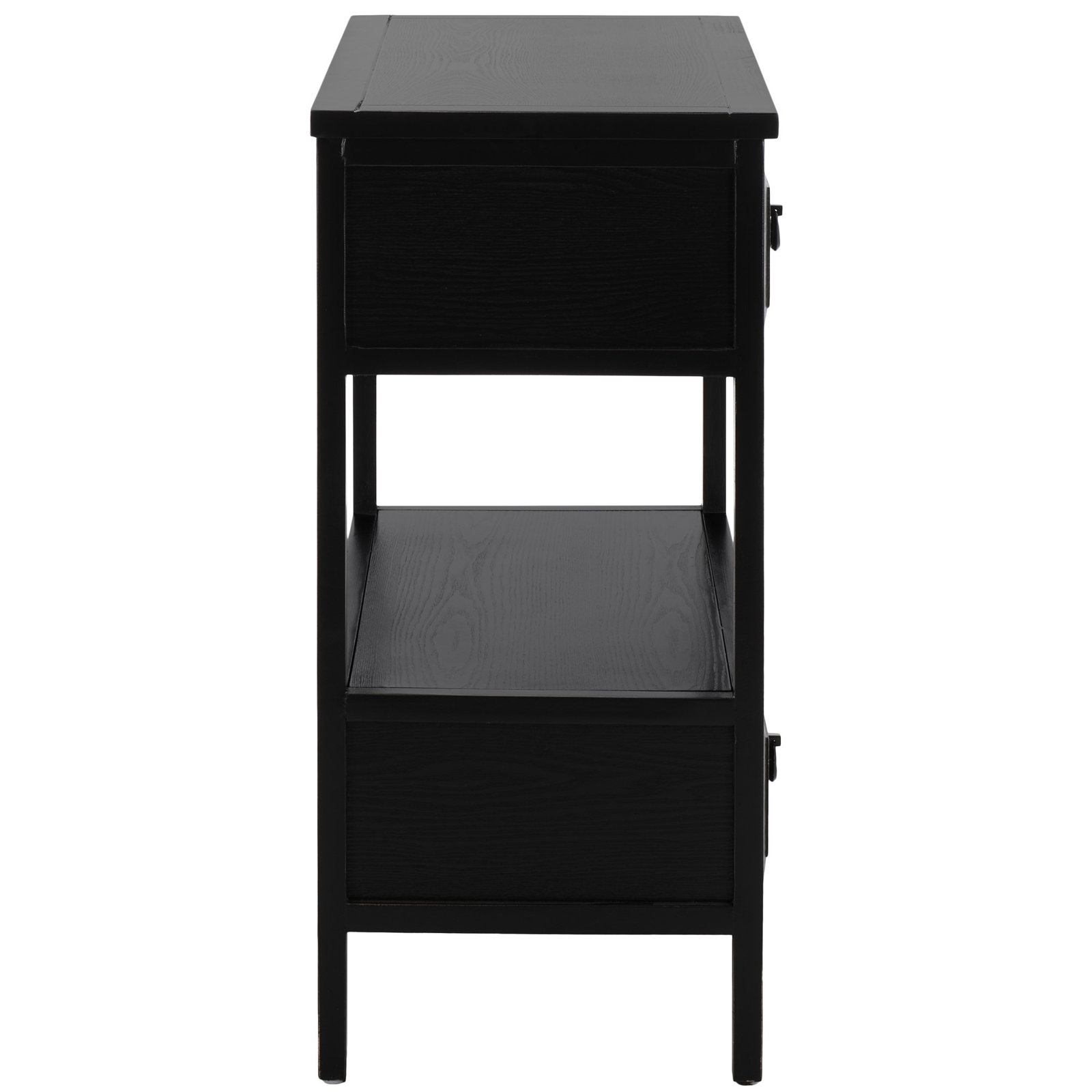 Sadie 32'' Solid Wood Console Table, Black