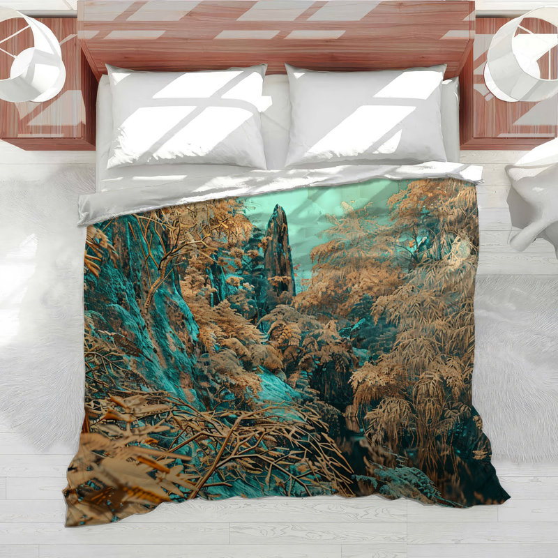 Housse de couette Waterfall Bedding Nature Bohemian, Housse de couette pour grand lit