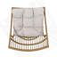 Chaise en osier à dossier haut avec table d'appoint-1901122078