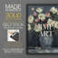 Impasto Floral Arrangement II, reproduction encadrée - bois massif-307065641-307065686