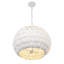 Lustre blanc mat 20,5 po