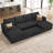 Rafael U Shaped Sofa Set Convertible Large Pull out Sofa Bed Livingroom Sleeper Modular Sectional Couch With Storage Ottoman-101956711