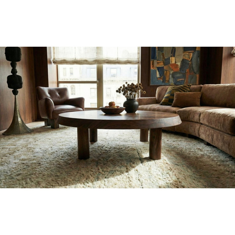 Sora 48" Solid Wood Coffee Table
