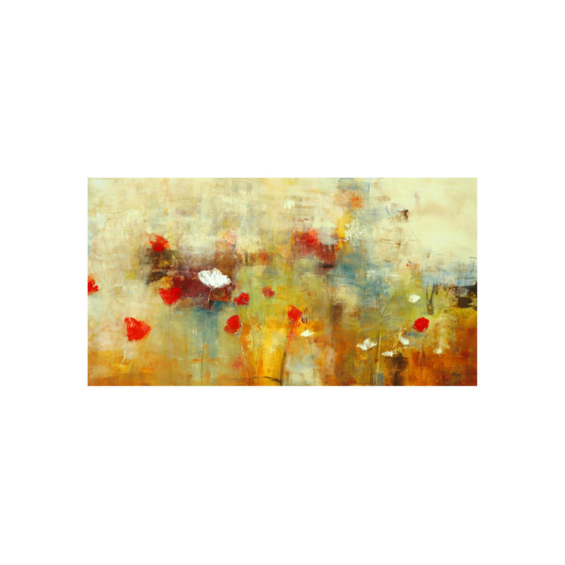 Fields In Bloom Print, 28" H x 54" W, Image Knife Gel