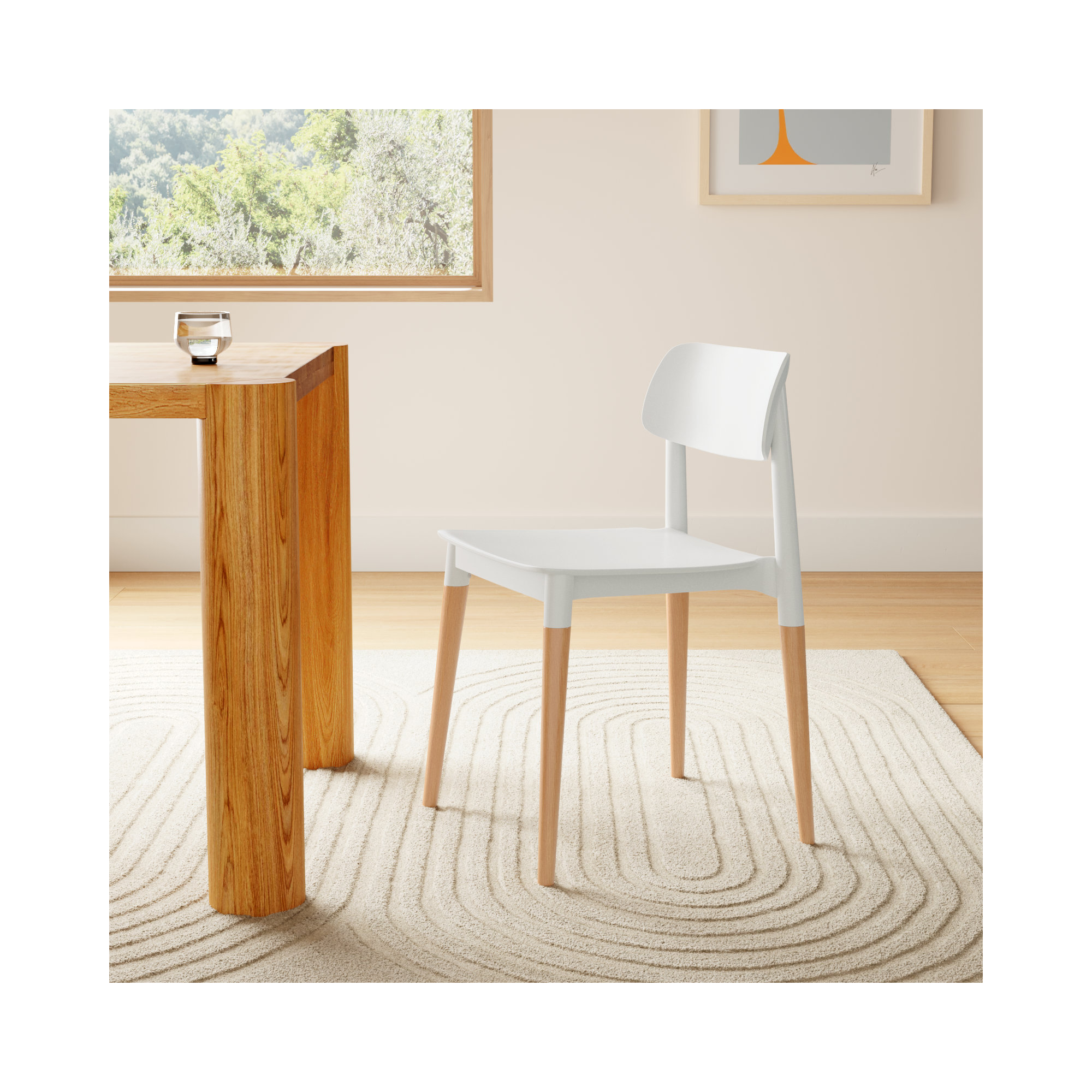 Jago Side Chair, 1, White