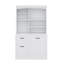 Armoire de rangement pour salle de bain avec tiroirs à panier coulissant et tablettes personnalisables