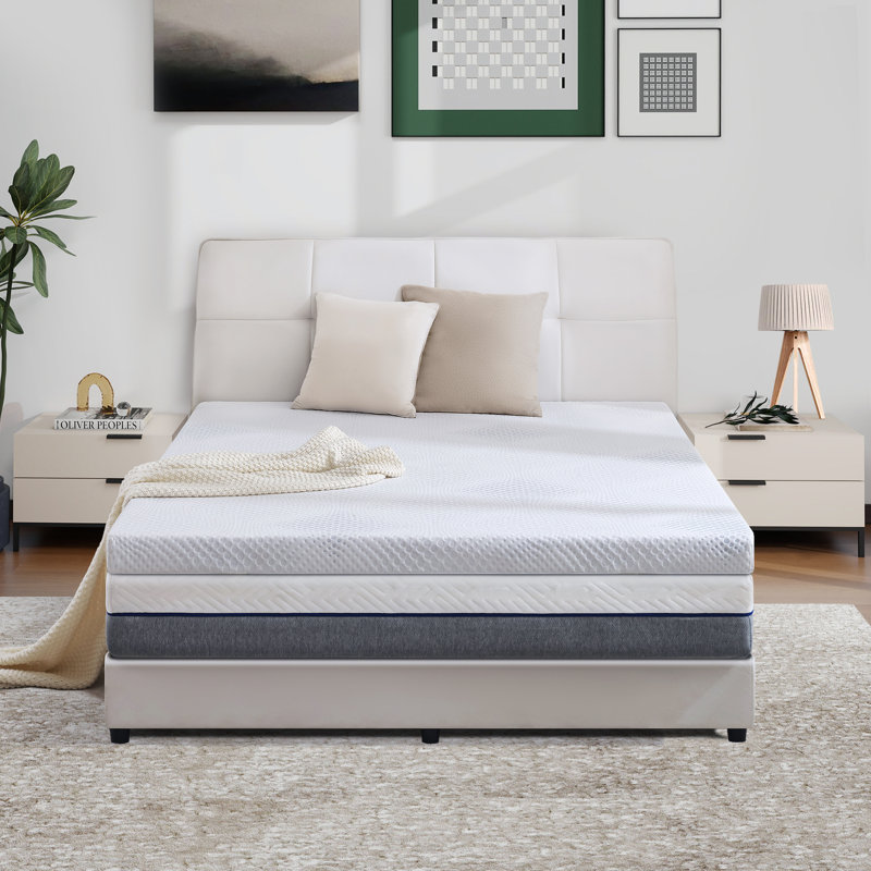 Checketts 3 Inch Gel Memory Foam Mattress Topper, Queen
