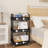 Labels,Multifunctional Comagtable Rolling Shelving With Handle And Lockable Wheels For-57552428-57552430