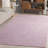 Truckee Handtufted Recycled Cotton & Viscose Rug in Pink-2049632523