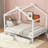 House Platform Bed with Two Drawers-197082944