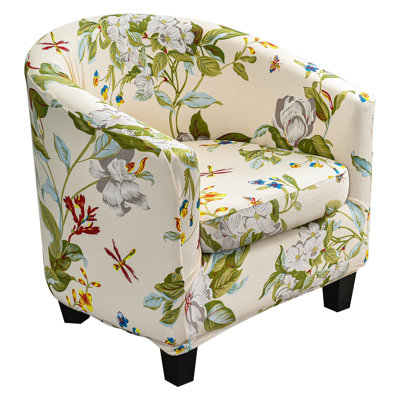 Polyester Box Cushion Armchair Slipcover